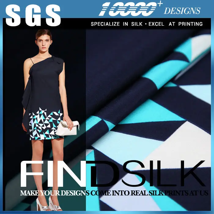 
 No.1 китайский глянцевый Шелковый крепдешин на рынке в более чем 10000 дизайнах  