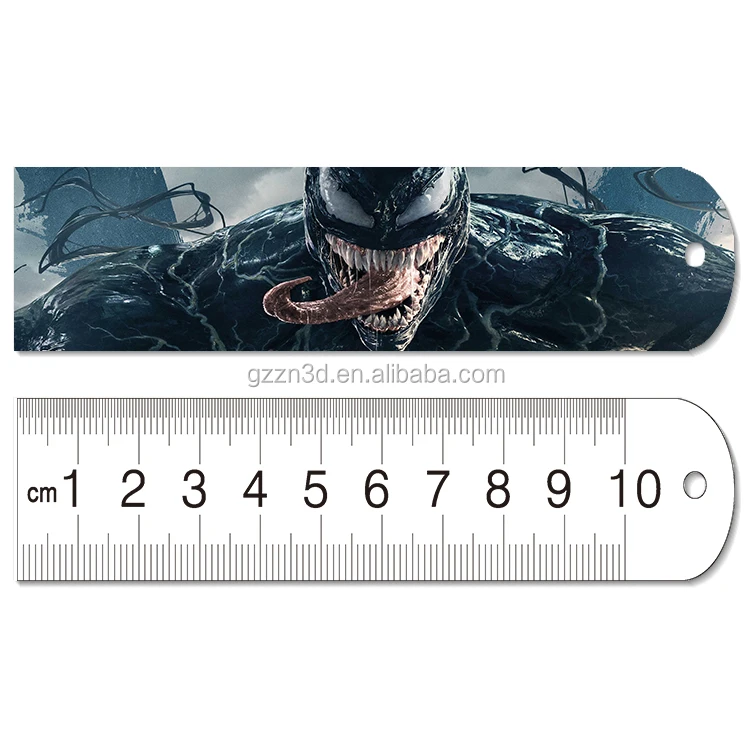 OEM PET Plastic Rulers Printed , 3D Custom Lenticular Printing Measuring Straight Ruler
