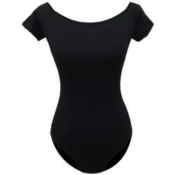 Summer print short sleeve physique lesson ballet dance gymnastics leotards girls