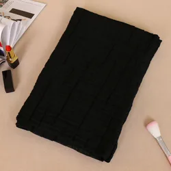 Fashion Muslim Lady Fold Lattice Popular Cotton Voile Thin Breathable Hijab Scarf Shawl Pashmina Scarves