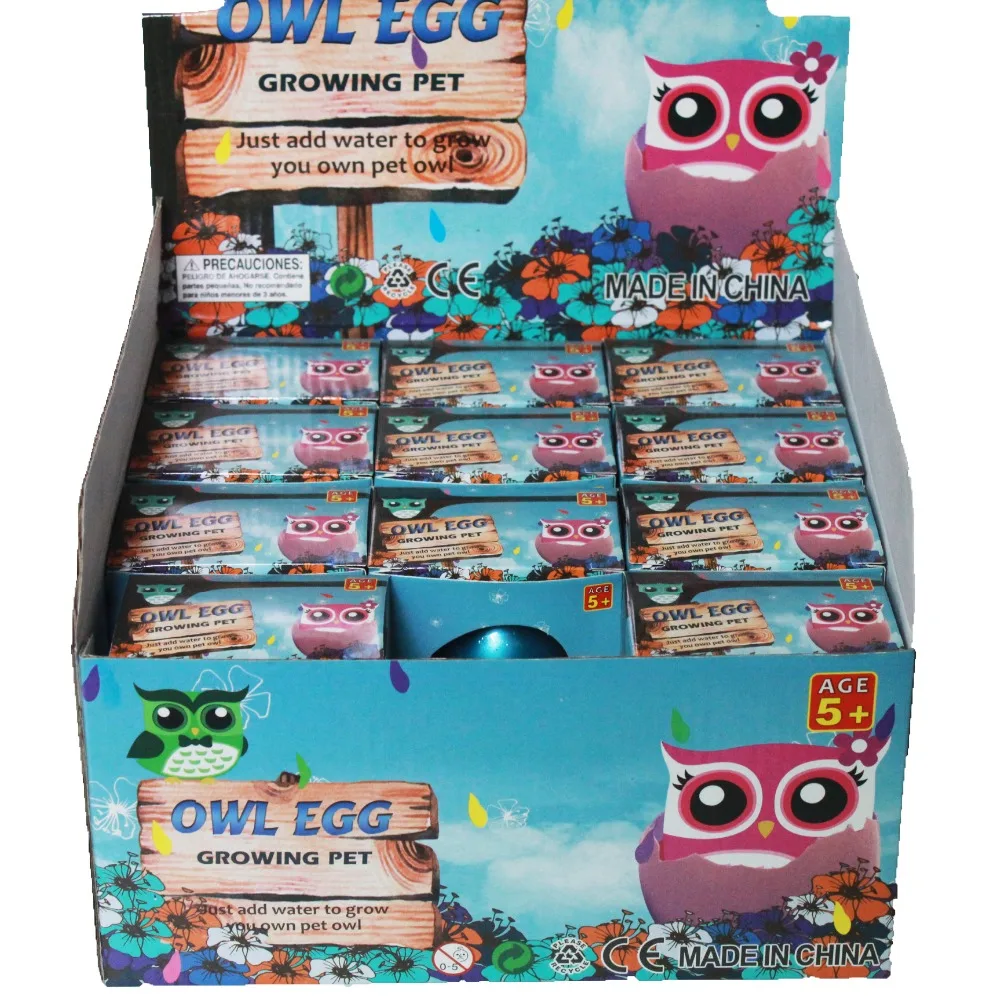 Magic Water Inflation Owl Eggs Toy Hatching Growing Hatching Egg Growing In Water Toys For kids
