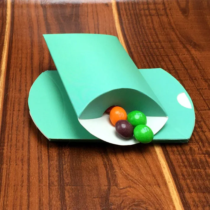 Small Fancy Packaging Pillow Box for Candy Custom Printing