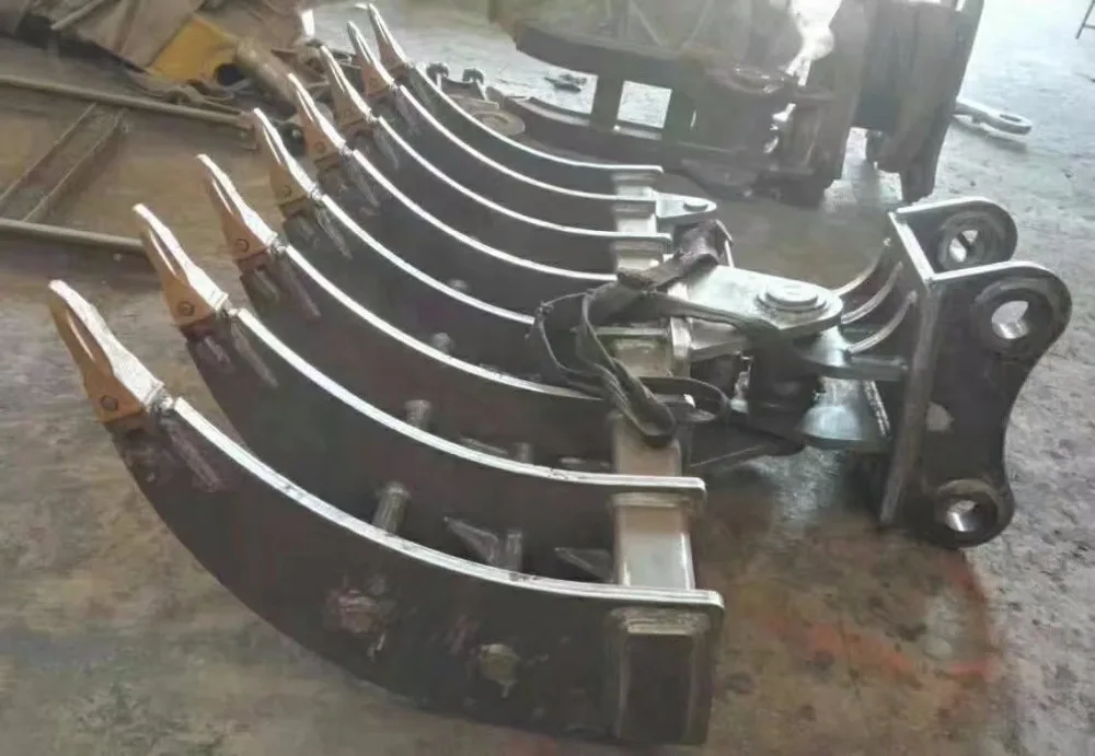 Customized Excavator Attachments Tilt land Root Rake