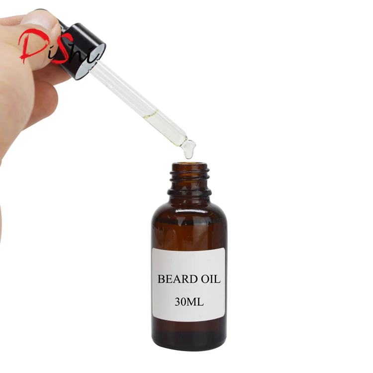 Dishi Wholesale 30ml pure Organic Beard Growth Oil For Men Beard Balm private label organic kit