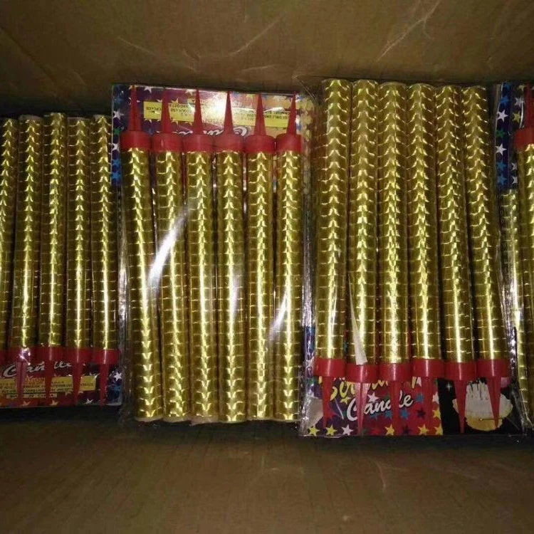 factory price good quality 20cm60s no smell and no smoke  birthday candle cold pyro fountin fireworks