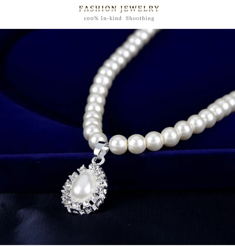 Новое поступление, модные свадебные аксессуары для волос для невесты, ожерелье с кристаллами и жемчугом