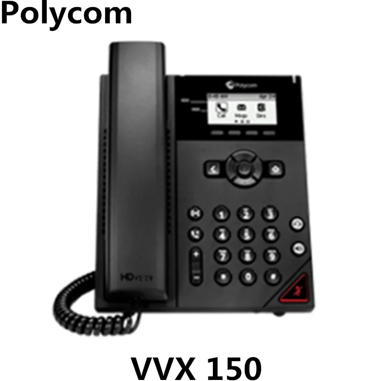 Two-line, Entry-level IP Desk Phone Polycom VVX 150 VoIP Phone