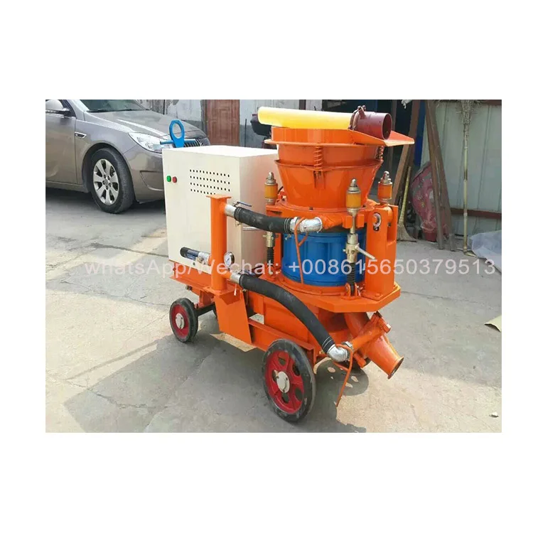 
Mine type 5m/hour wet shotcrete machine in stock export to USA 