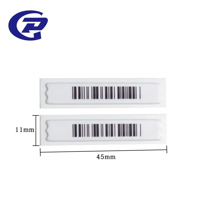 Wholesale EAS AM 58KHz Anti Theft Adhesive Barcode Soft Labels Tag For Supermarket