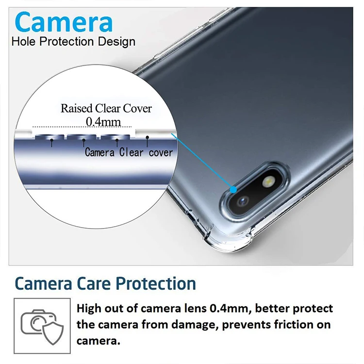 Scratch Resistance Transparent Shockproof Tpu Case For Samsung Galaxy A10 Cover
