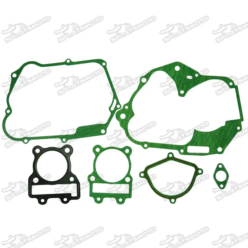 велосипед ямы части yx150 yinxiang wd150 ух 150cc электрический запуск двигателя прокладка установить