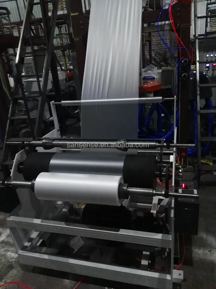 hdpe ldpe film blown machine plastic extruder for tshirt bag