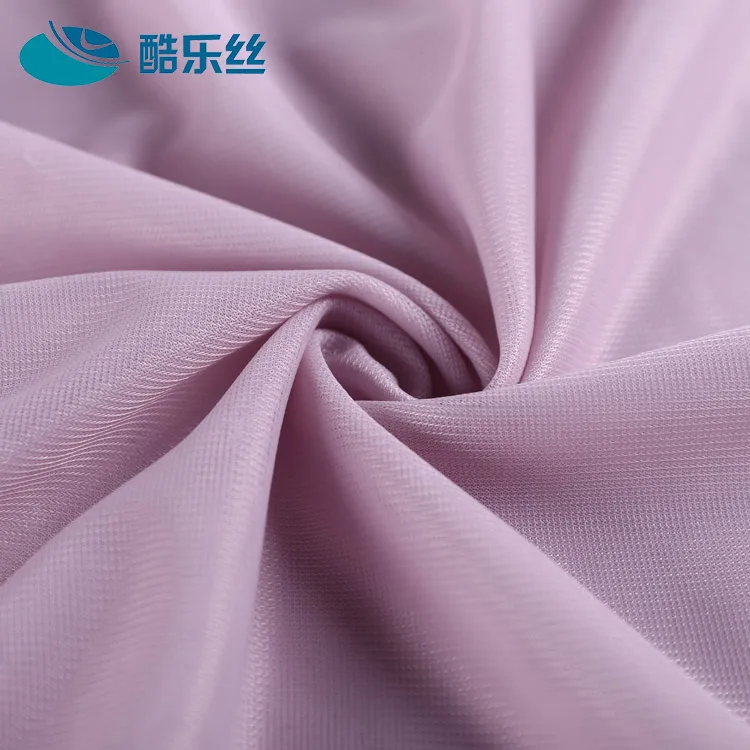 
factory custom garment suit lining 100% polyester interlock warp knitted fabric 