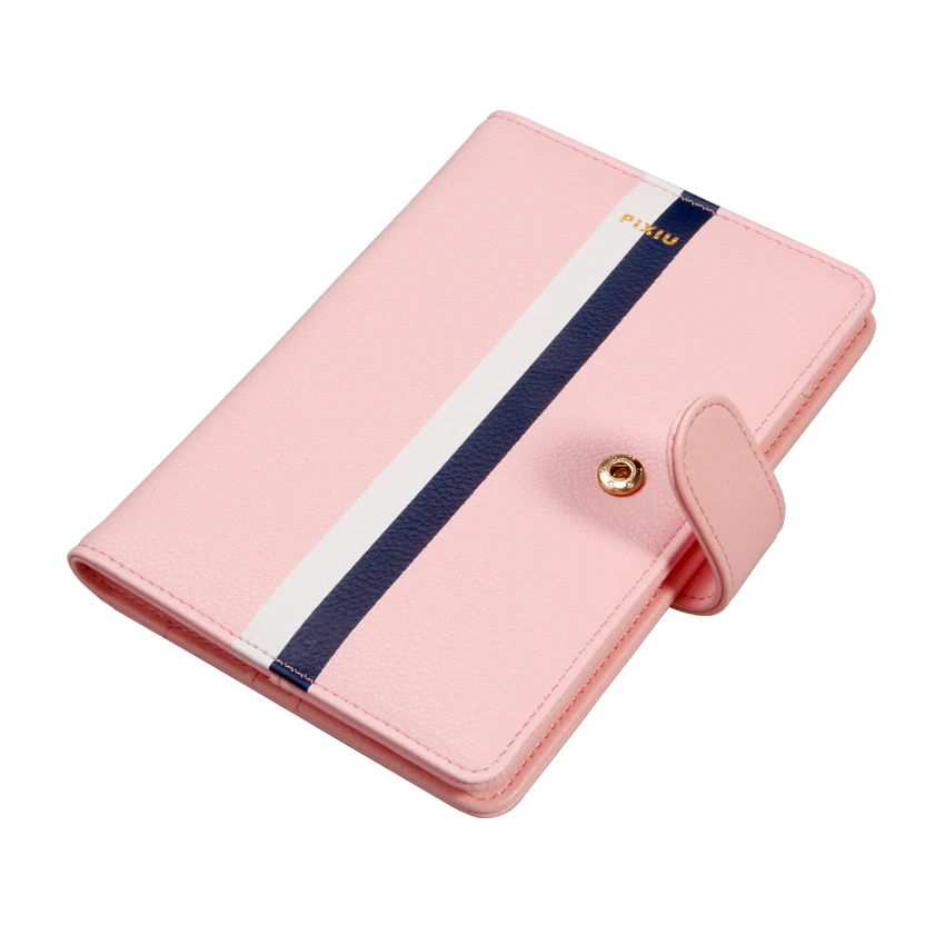 Factory Sale Pink Gift Set Series PU / Real leather Card Holder Handbag Luggage Tag Zipper Bag Holder Printing Logo Big Bag