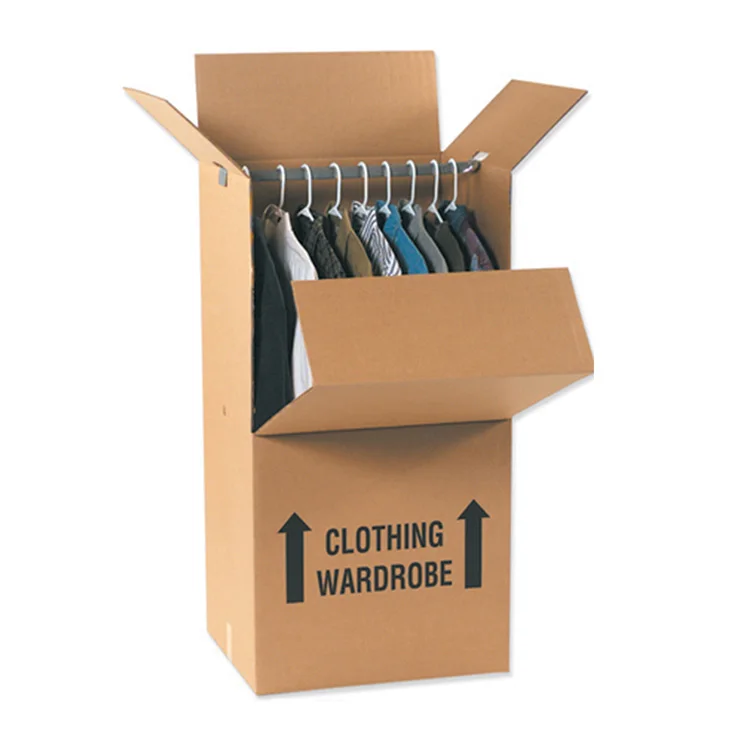 World best selling products economic custom sturdy corrugated wardrobe box folding box