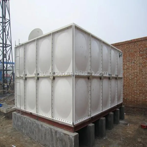 SMC FRP GRP Water Sprinkler System Fire Fighting Water Tank Almacenamiento de Aguaacumula Agua Water Storage Tank