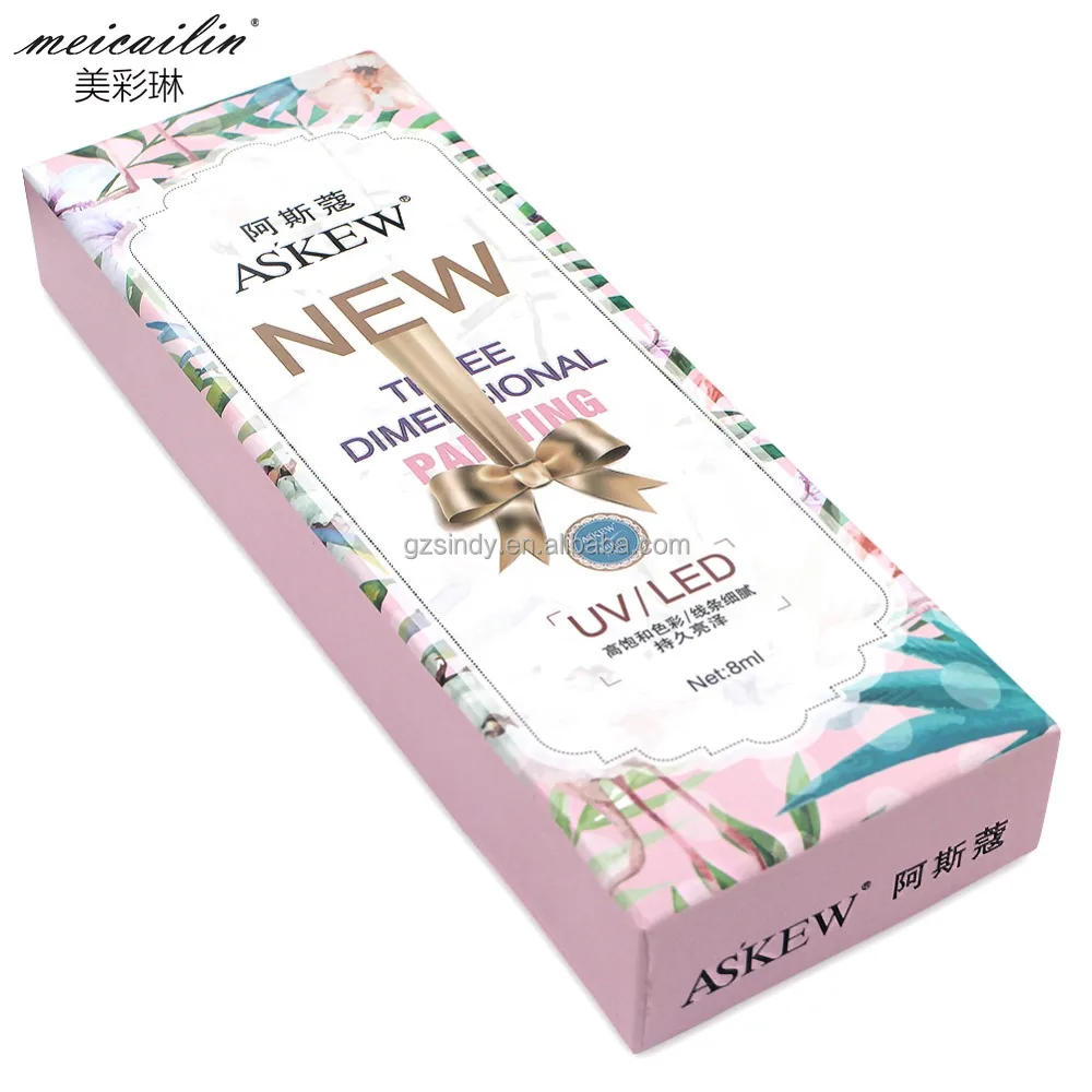 8ml Nail Painting Gel Polish Lacquer 12 Colors UV Gel Manicure DIY Nail Art Tips Design Gel Varnish