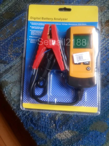 AE300 12V Авто батарея тестер цифровой ЖК-дисплей автомобиля CCA Тестер нагрузки батареи индикатор системы диагностический инструмент