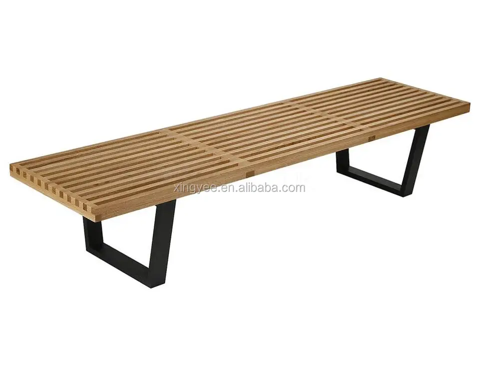 
Modern Living Room Ash Wood Slats Teak Wood Bathroom Bench Metal Cast Iron Solid Wooden Slats Shower Bench 