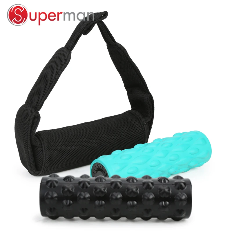 new product four Speed Electric Yoga LED Vibrating foam roller for muscle massage fitness electric yoga massage