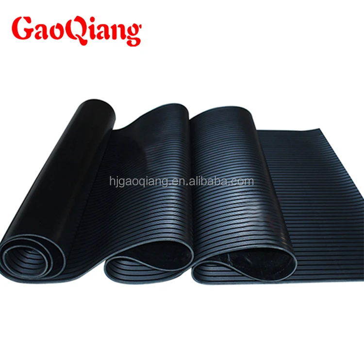 Anti Slip Cheap sbr nbr epdm ribbied outdoor rubber matting roll