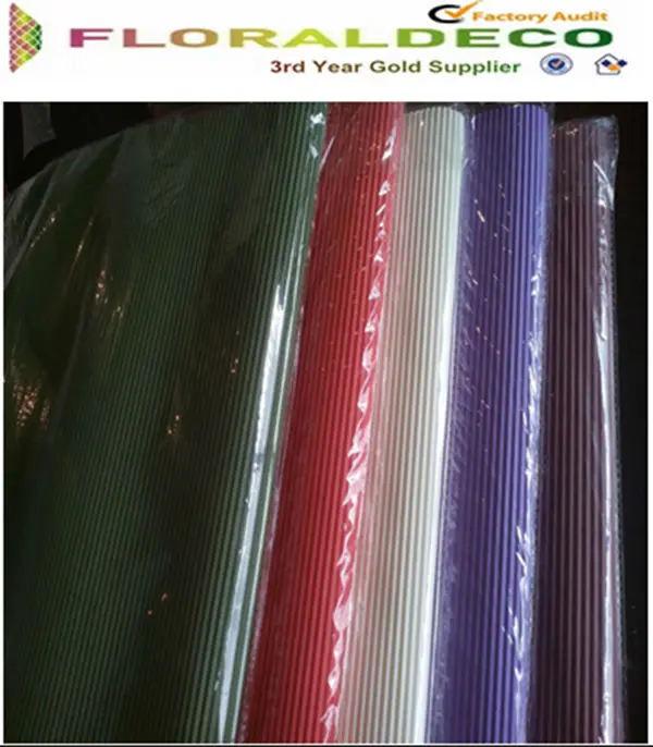 оптовом рифленый лист для упаковки цветок