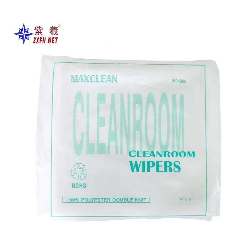 High quality touch screen clean wipe disposable microfiber cleanroom wiper cloth
