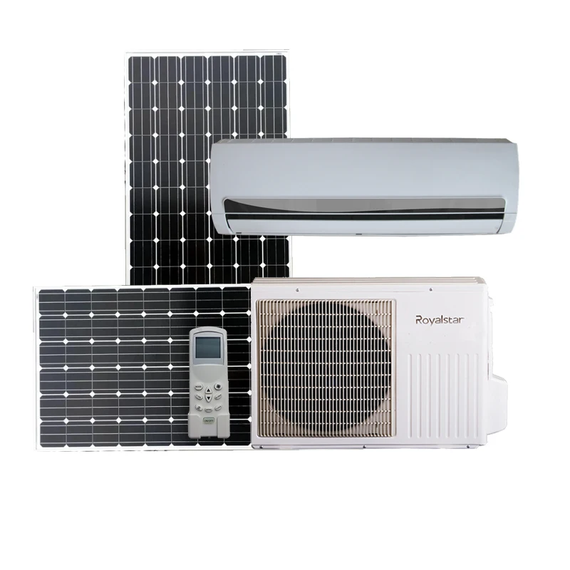 AC DC Dual Power Solar absorption Hybrid Air Conditioner wholesale 9000 18000 24000 Btu with best price