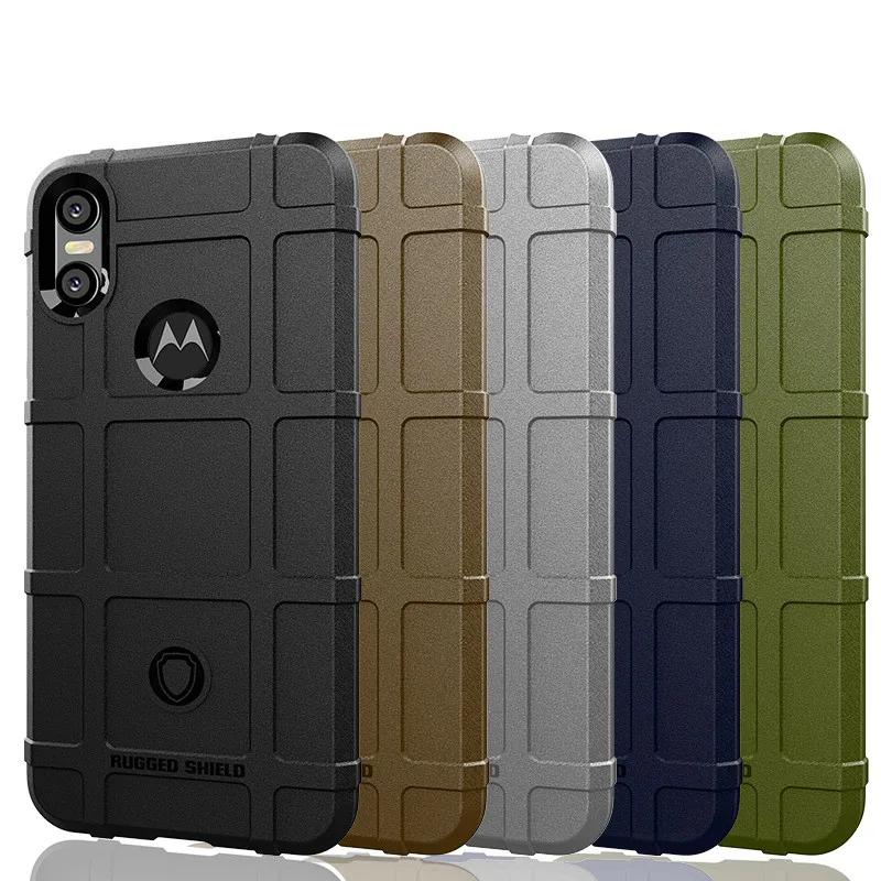 New arrival TPU material thick shield shockproof mobile phone case covers for Moto One Power /P30 Note