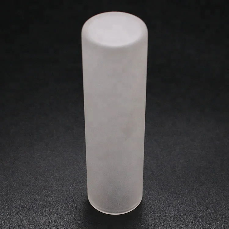 Bathroom frosted flat waterproof temperature resistance glass lamp shade