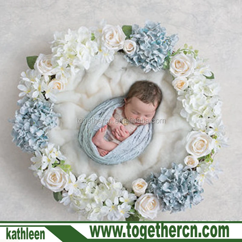 Colorful Yellow Rose & Mixed Wildflower Floral Front Door Wreath