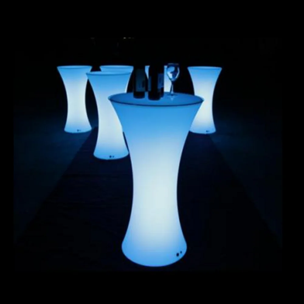 rgb color changing illuminated light up bar table outdoor led glow furniture for events with remote control