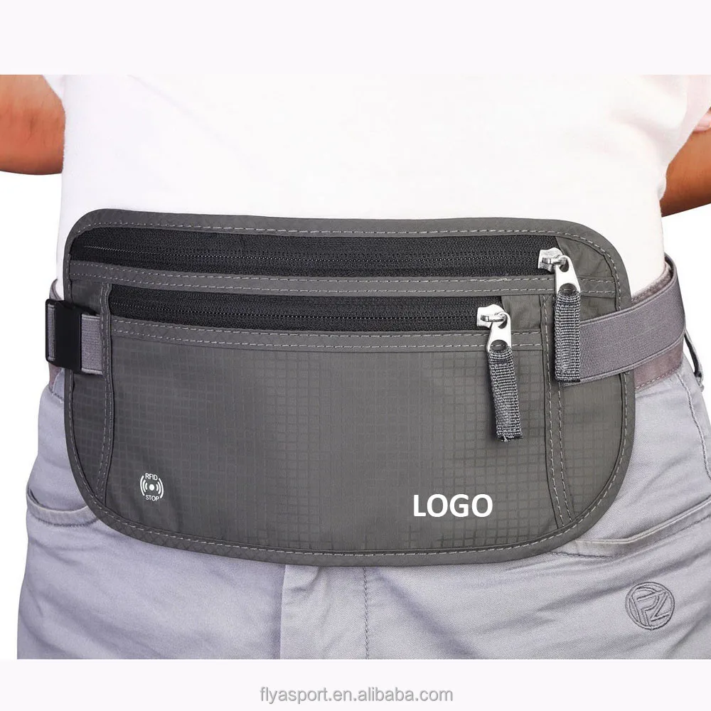 2022 new design best selling RFID blocking money belt for travel,daily walking