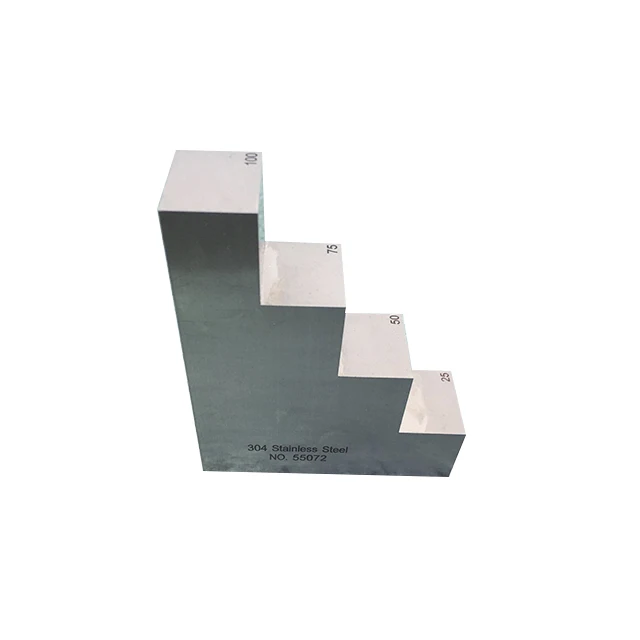 Factory OEM Ultrasonic Step Wedge Shape Thickness Calibration Blocks