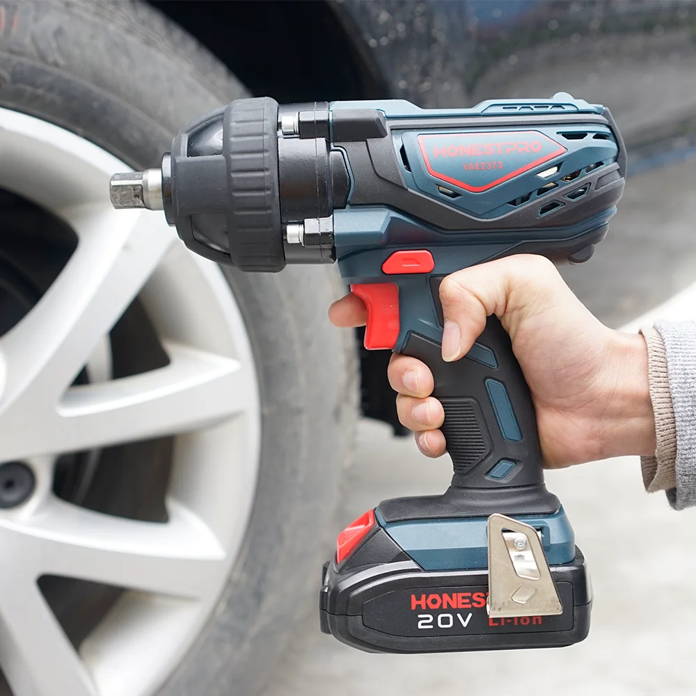 
High Torque 20 Volt 2Ah Lithium Battery Charger Cordless Impact Electric Wrench 