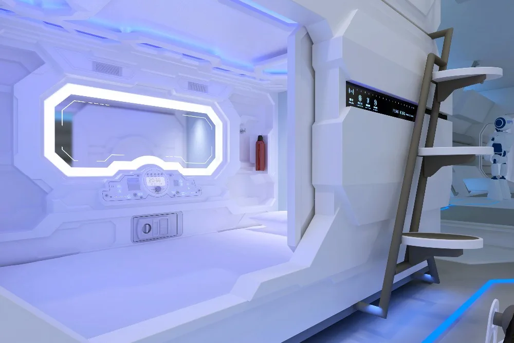 capsule hotel bed capsule bunk bed soundproof capsule bed/Nap pod/sleeping bed