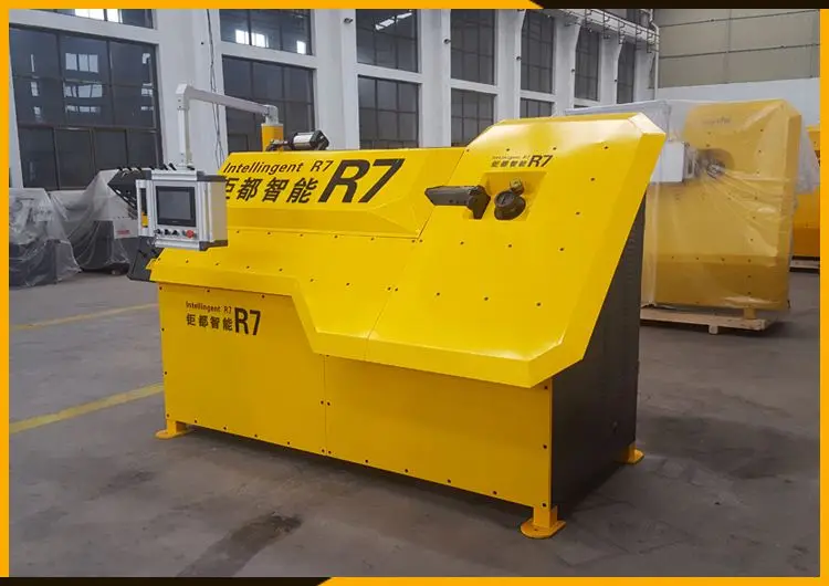 R7 4-10mm round/deformed steel bar bender rebar bending machine price