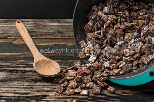 Bestsell dark grey plastic Salad Bowl with blue handle