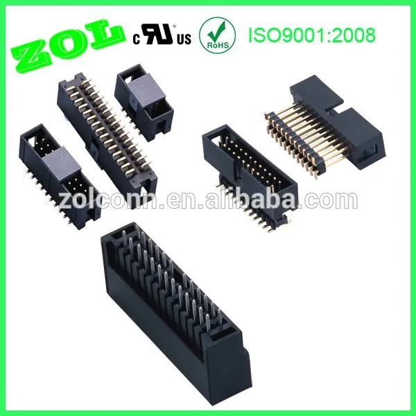 разъем окне заголовков 2.54 мм smt тип с крышкой