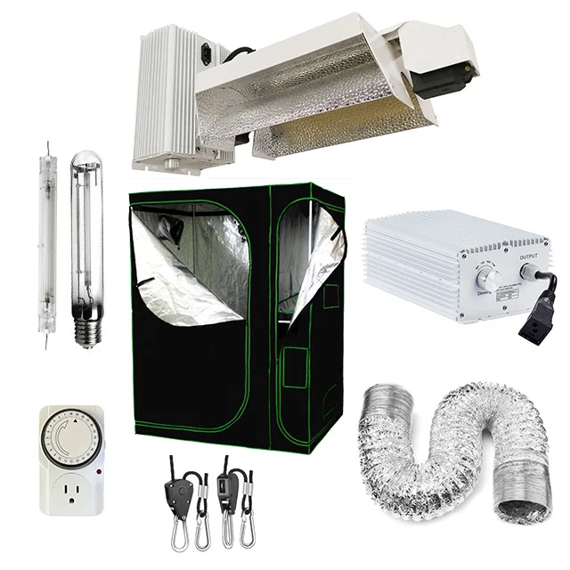 Plant Growth Kit Customized Garden Greenhouse Dark Room Hydroponic Complete Grow Tent Grow Light Kits