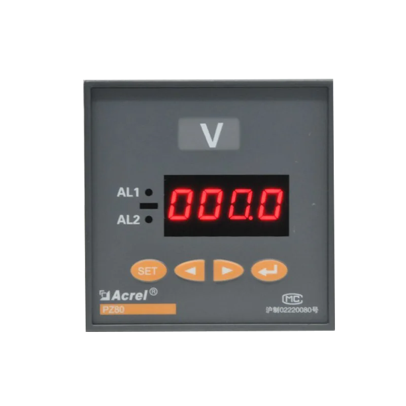 72*72mm Led dc digital panel voltmeter / voltage meter with modbus RS485