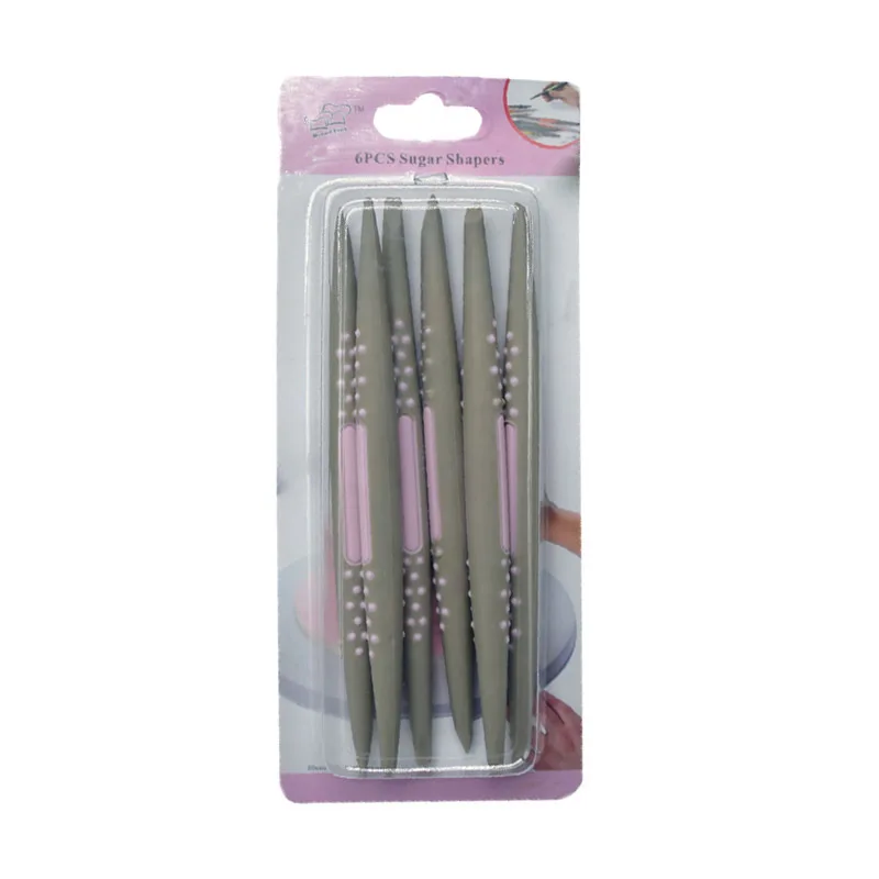  Yiwu bobao 6 шт. силиконовые инструменты для моделирования тортов и кукол нож формирования орнамента из глины бытовая посуда выпечки