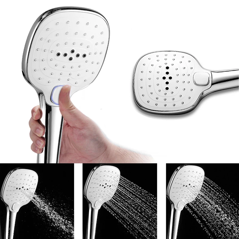 Bathroom Thermostatic Multi-Function Air Injection Shower Head Shower Set