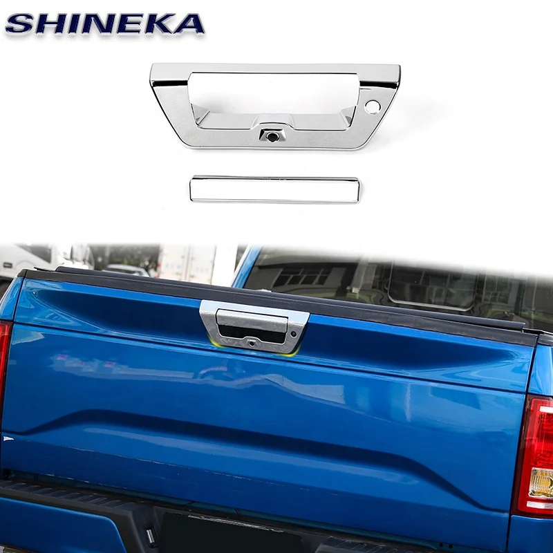 Car Styling ABS Trunk Door Handle Trim Tail Gate Cover for Ford F150 2015-2020