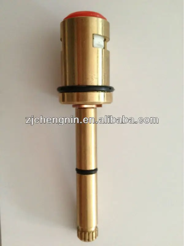
Fast Open brass stem 16 teeth ceramic disc rubber gasket Brazil Faucet Brass Cartridge 