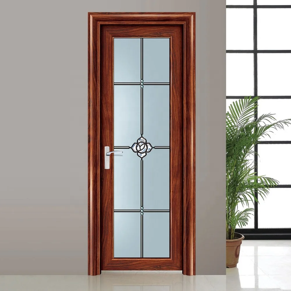 
foshan factory white aluminum bathroom doors 