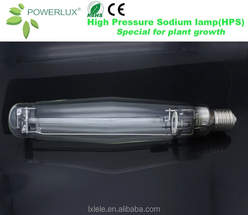 Sodium Vapor T46 600w Agriculture Greenhouse HPS Grow Lamps High Pressure Sodium Light