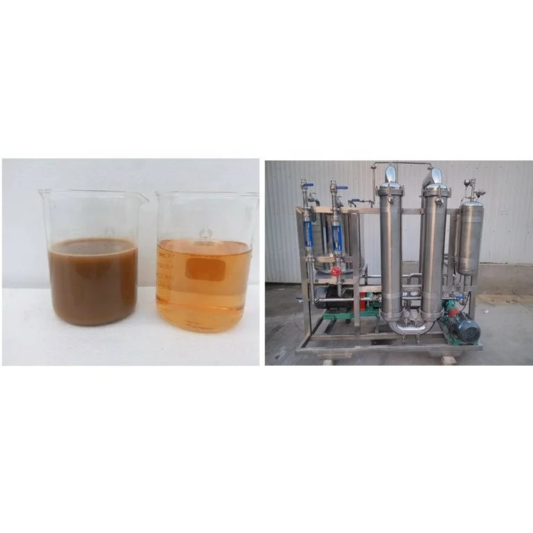 Sugar Juice Clarification With Cross Flow Filtration Ceramic Membrane Filter