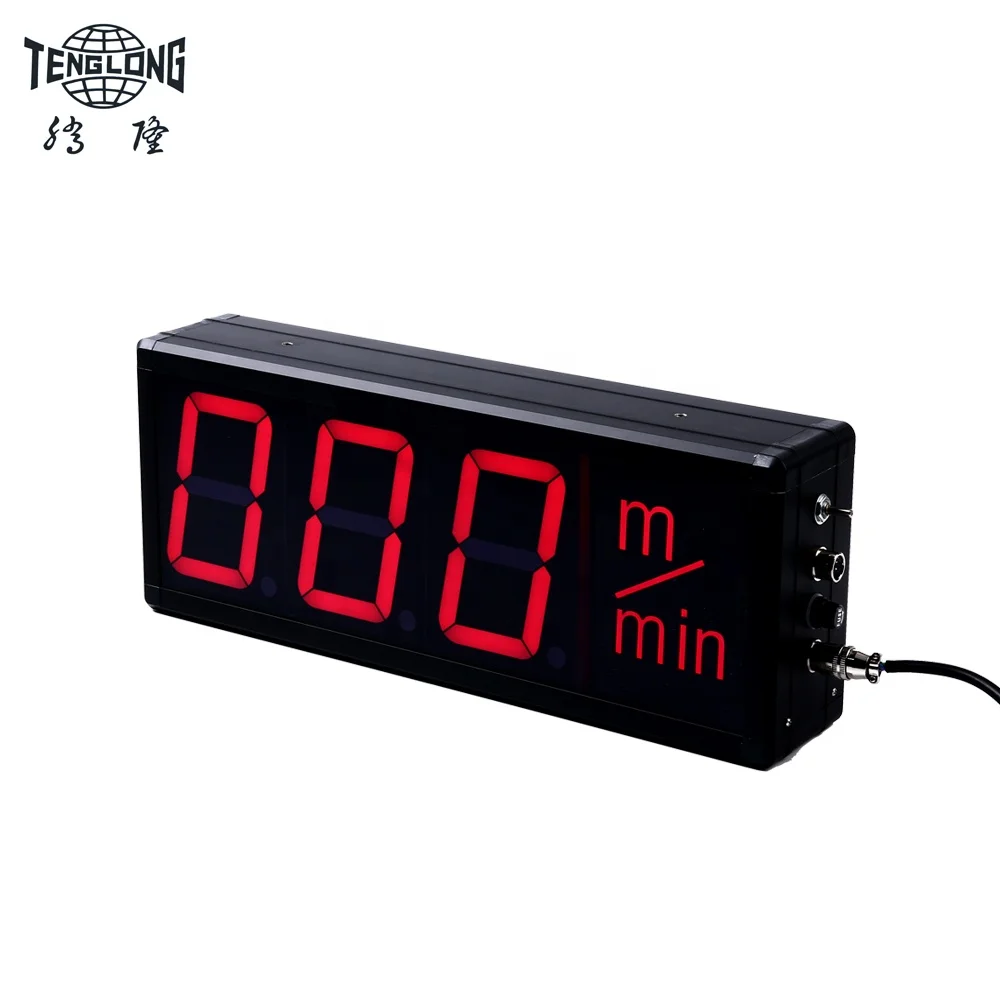 Hot sales LED Display 4 inch  Counting Speedometer Digital RPM Meter for motor rotate speed