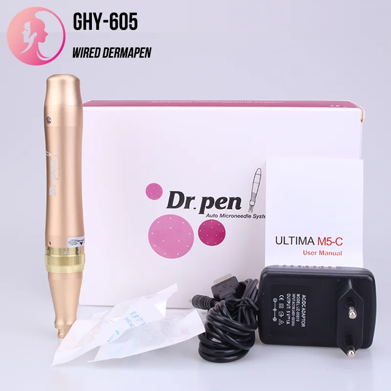 TA GHY Beauty Face Wired dermapen acne scars healing wounds GHY-605